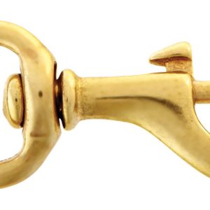 Campbell 3/4 in. D X 3-1/8 in. L Polished Bronze Bolt Snap 70 lb