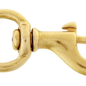 Campbell 1 in. D X 3-17/32 in. L Polished Bronze Bolt Snap 90 lb