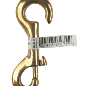 Campbell 3/8 in. D X 3-13/32 in. L Polished Bronze Open Eye Bolt Snap 70 lb