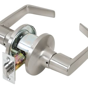 Tell Cortland Satin Chrome Privacy Lockset 2 in.