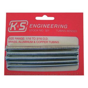 K&S 3/16 in. Tubing Bender 4-3/8 in. L Silver 5 pk