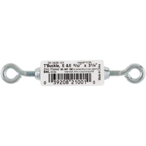 Hampton Zinc-Plated Aluminum/Steel Turnbuckle 65 lb