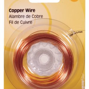 Hillman 75 ft. L Copper 22 Ga. Wire