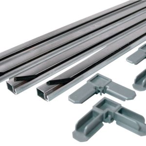 Prime-Line Mill Aluminum 7/16 in. W X 3/4 in. L Screen Frame Kit 1 pk