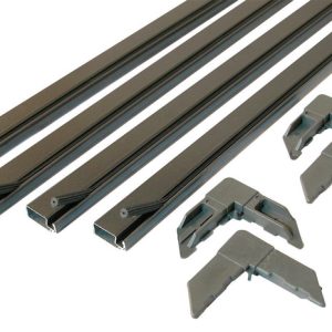 Prime-Line Bronze Aluminum 5/16 in. W X 3/4 in. L Screen Frame Kit 1 pk