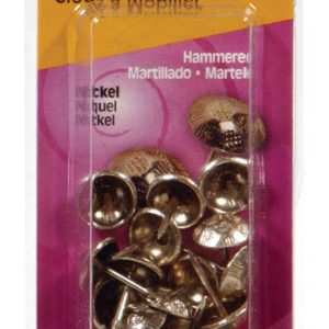Hillman 1/2 in. Furniture Brass Nail Hammered Head