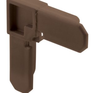 Prime-Line Bronze Plastic 5/16 in. W X 3/4 in. L Screen Frame Corner 1 pk