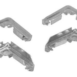Prime-Line Mill Aluminum 3/8 in. W X 3/4 in. L Screen Frame Corner 1 pk