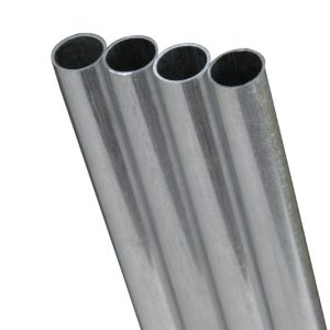 K&S 1/8 in. D X 1 ft. L Round Aluminum Tube