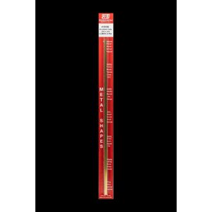 K&S 3/32 in. W X 12 in. L Square Brass Tube 2 pk