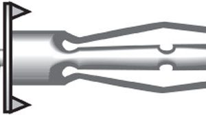 Hillman 1/8 in. D X 1/8 X-Short in. L Stainless Steel Pan Head Hollow Wall Anchors 100 pk