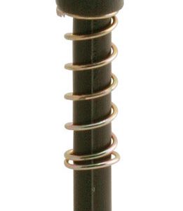 Prime-Line Black Nylon Window Screen Plunger Latch 1-1/2 in. L 1 pk