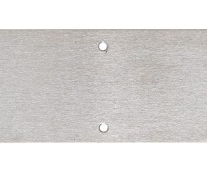 Tell 3-1/2 in. H X 15 in. L Brushed Stainless Steel Stainless Steel Push Plate