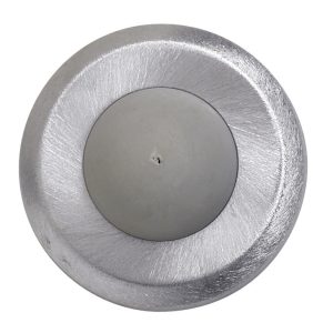 Tell 2-1/2 in. W Stainless Steel Satin Chrome Silver Wall Door Stop Mounts to wall