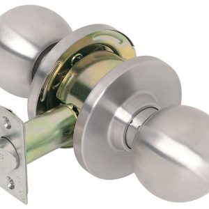 Tell Cortland Satin Chrome Passage Lockset 1-3/4 in.
