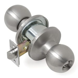 Tell Cortland Satin Chrome Privacy Lockset 1-3/4 in.