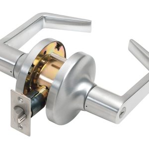 Tell Cortland Satin Chrome Entry Lockset 2 in.
