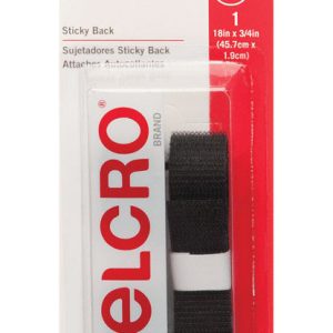 Velcro Strips 18 in. L 1 pk
