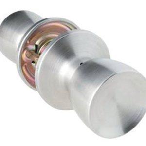 Home Plus Satin Chrome Passage Lockset 1-3/4 in.