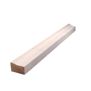 Alexandria Moulding 1-1/4 in. H X 8 ft. L Primed Brown Pine Molding