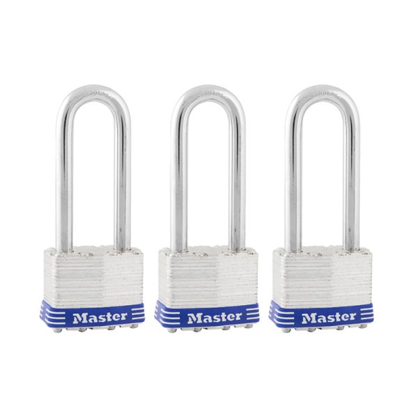 Master Lock 4-11/16 in. H X 1-3/4 in. W Laminated Steel Double Locking Padlock Keyed Alike