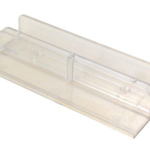 Prime-Line 11/16 in. H X 1-5/8 in. W Clear Frameless Shower Door Bottom Guide