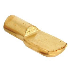 Prime-Line Gold Steel Shelf Shelf Support Peg 1/4 inch Ga. 0.44 in. L 25 lb