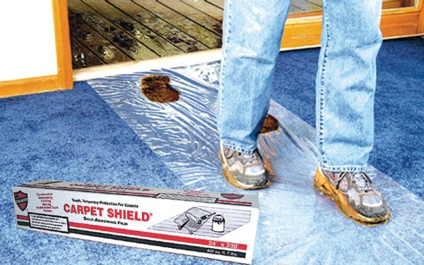 Surface Shields Carpet Shield Self-Adhering Film 3 mil X 24 in. W X 200 ft. L Polyethylene Clear
