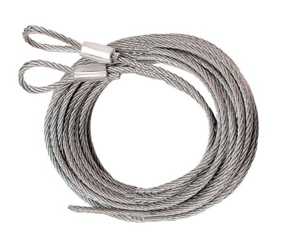 Prime-Line 5.75 in. W X 12 in. L X 3/32 in. D Carbon Steel Extension Cables