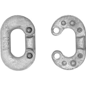 Campbell Galvanized Forged Carbon Steel Connecting Links 2800 lb