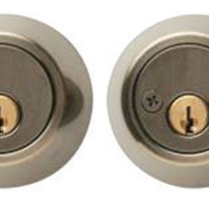 Home Plus Antique Brass Brass Double Cylinder Deadbolt