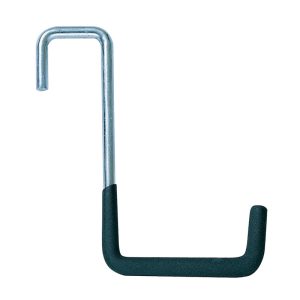 Crawford 7.68 in. L Vinyl Coated Black Steel Heavy Duty Super Rafter Hook 50 lb. cap. 1 pk
