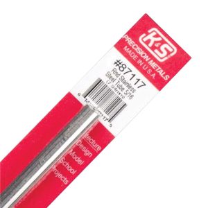 K&S 5/16 in. D X 1 ft. L Stainless Steel Tube 1 pk