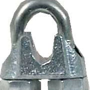 Campbell Electrogalvanized Malleable Iron Wire Rope Clip 1 in. L