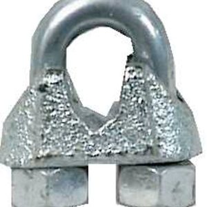 Campbell Electrogalvanized Malleable Iron Wire Rope Clip 1-1/2 in. L