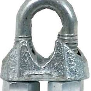 Campbell Electrogalvanized Malleable Iron Wire Rope Clip 1-1/2 in. L