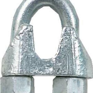Campbell Electrogalvanized Malleable Iron Wire Rope Clip 2 in. L