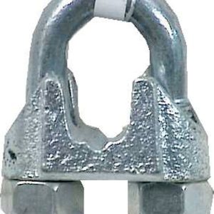 Campbell Electrogalvanized Malleable Iron Wire Rope Clip 2-1/2 in. L