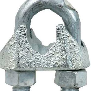 Campbell Electrogalvanized Malleable Iron Wire Rope Clip 2-3/4 in. L