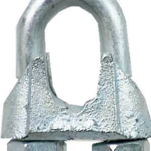 Campbell Electrogalvanized Malleable Iron Wire Rope Clip 3-1/16 in. L