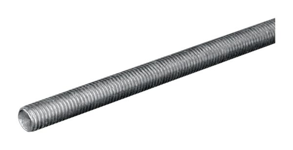 Hillman SteelWorks 3/8 in. D X 36 in. L Zinc-Plated Steel Threaded Rod