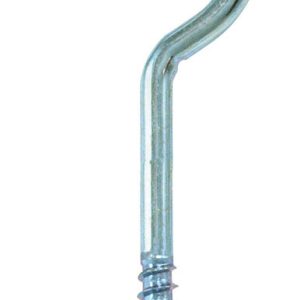 Hampton Small Zinc-Plated Silver Steel 3.88 in. L Ceiling Hook 80 lb 1 pk