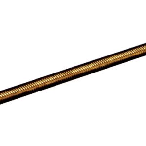 SteelWorks 3/16 in. D X 12 in. L Threaded Brass Rod 1 pk