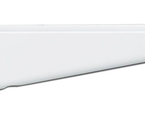 Knape & Vogt White Steel Bracket 16 Ga. 9 in. L 225 lb