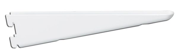 Knape & Vogt White Steel Bracket 16 Ga. 9 in. L 225 lb
