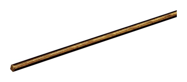 Boltmaster 3/8 in. D X 12 in. L Threaded Brass Rod 1 pk