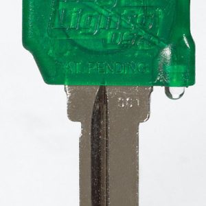 Giant Concepts LLC Keylights House Key Blank w/Flashlight Single For Fits Schlage SC1/Baldwin 1510 l