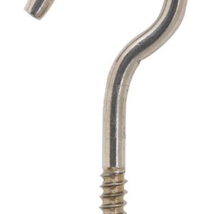 Hampton Small Stainless Steel 4.3 in. L Ceiling Hook 100 lb 1 pk