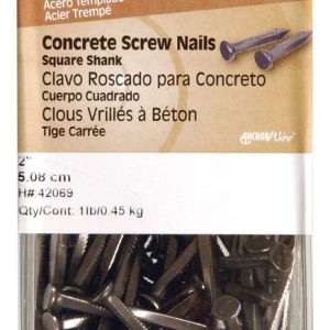 Hillman 1 in. Concrete Steel Nail Flat Head