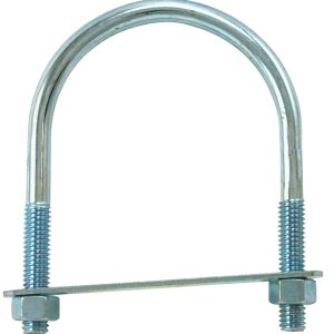 Hampton 3/8 in. X 3 in. W X 4-1/8 in. L Coarse Zinc-Plated Steel U-Bolt